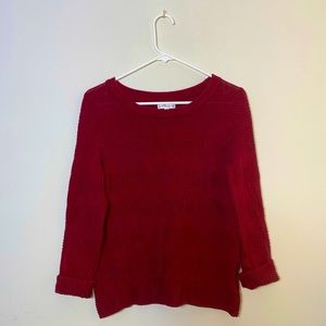 Croft and Barrow Burgundy Sweater